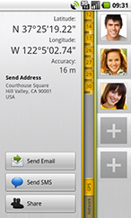 Here I Am: Main Screen